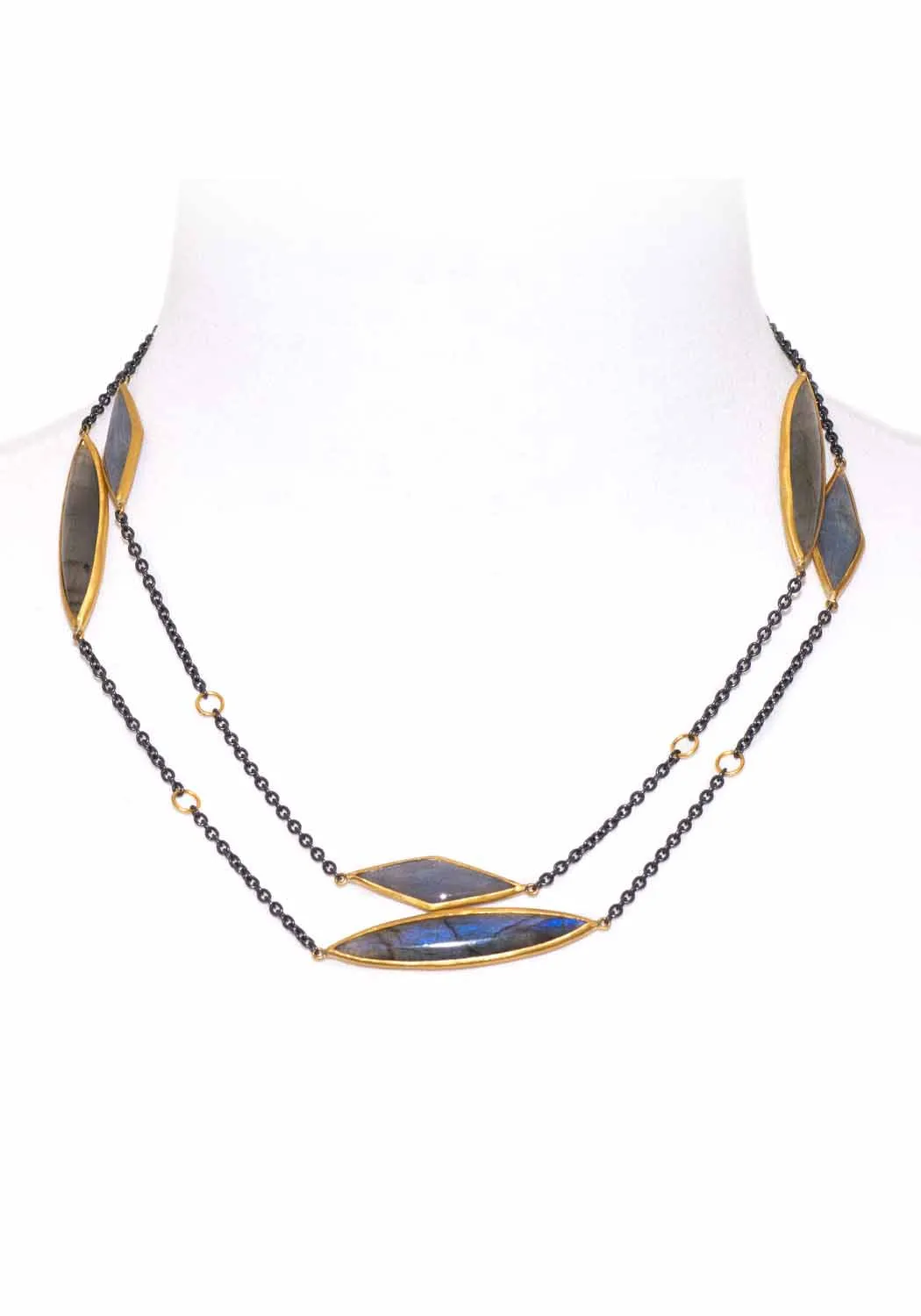 Lika Behar Kara Labradorite Necklace | 38"