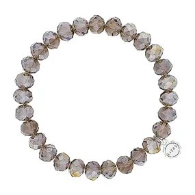 Lizas Clarksville 8mm Crystal Bracelet Cafe'