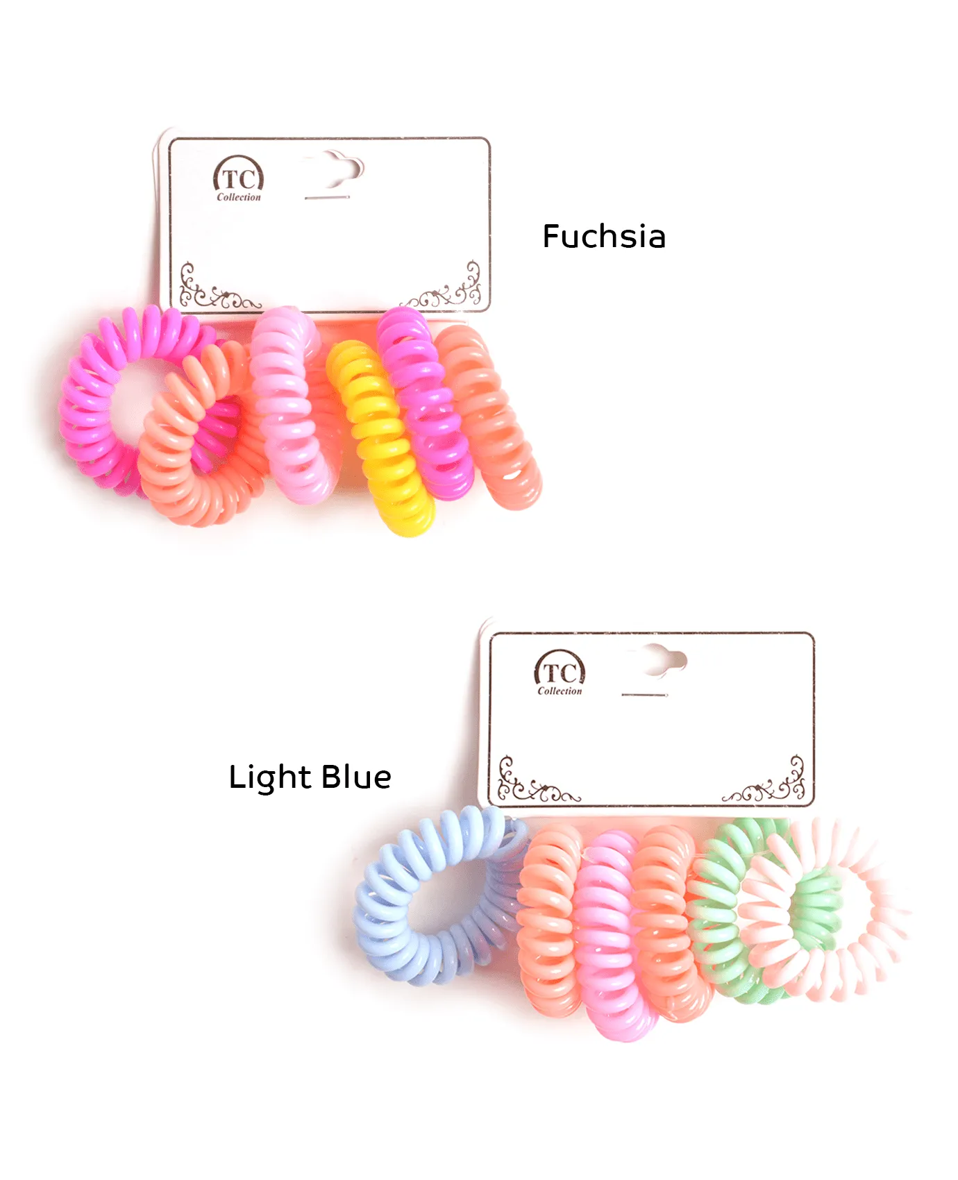 Mini Colorful Spiral Hair Ties