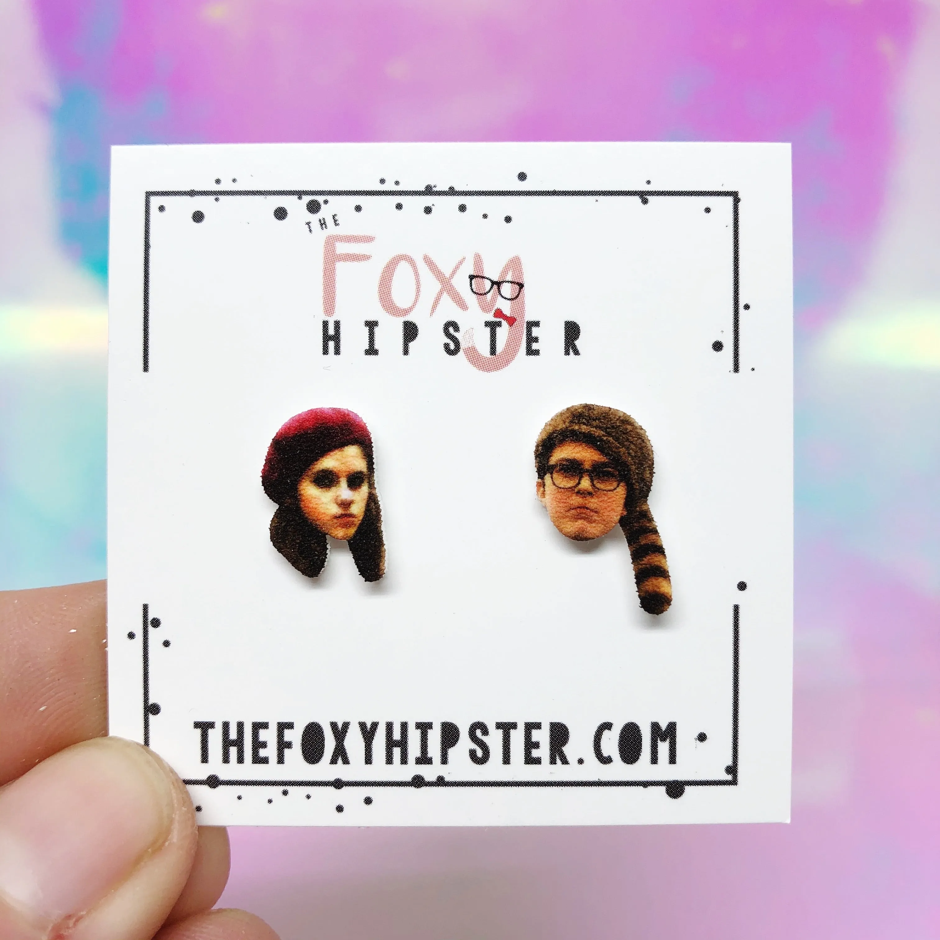 Moonrise Kingdom Inspired Stud Earrings