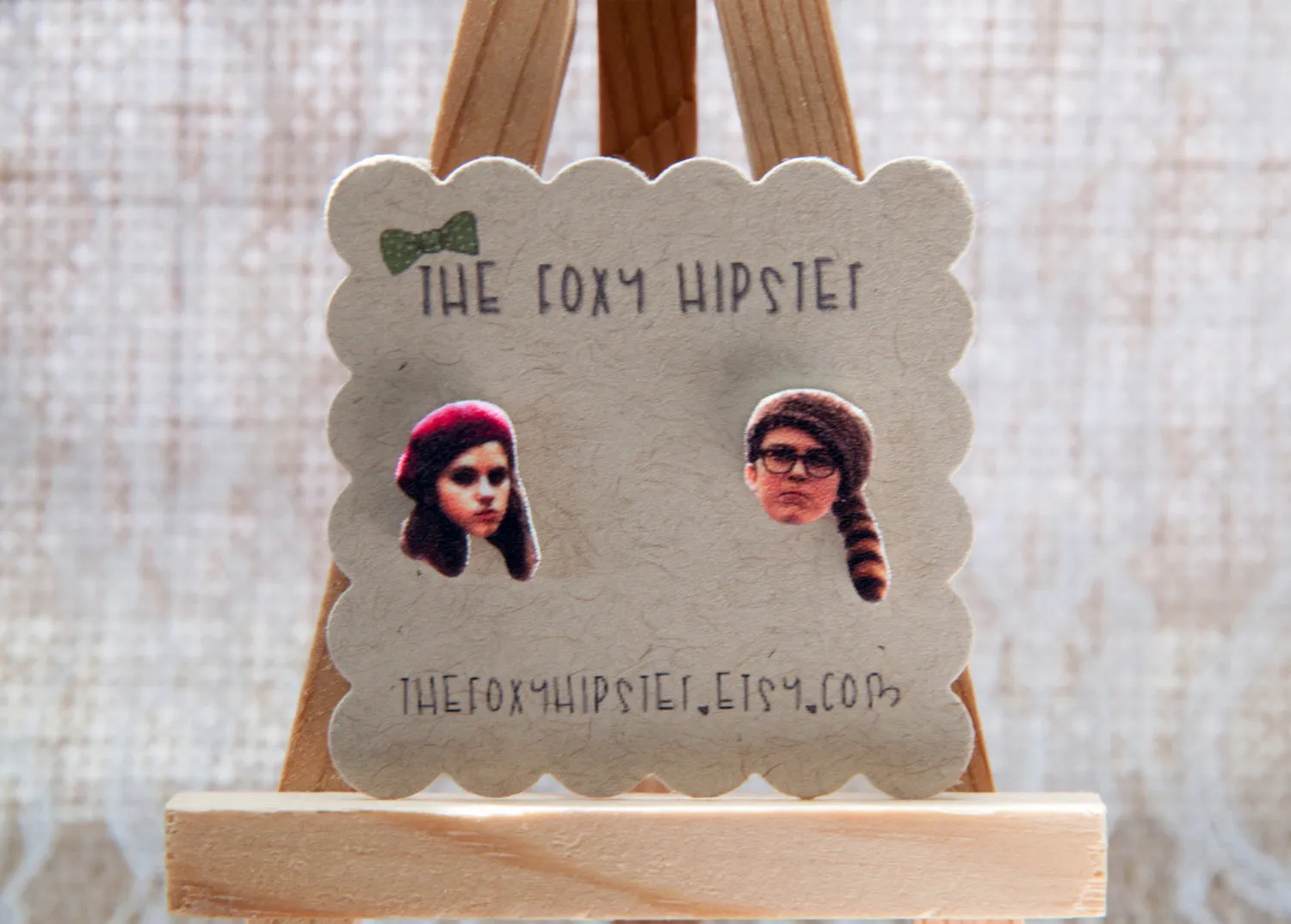 Moonrise Kingdom Inspired Stud Earrings