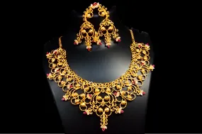 One Gram Gold Muslim's Wedding Necklace Set