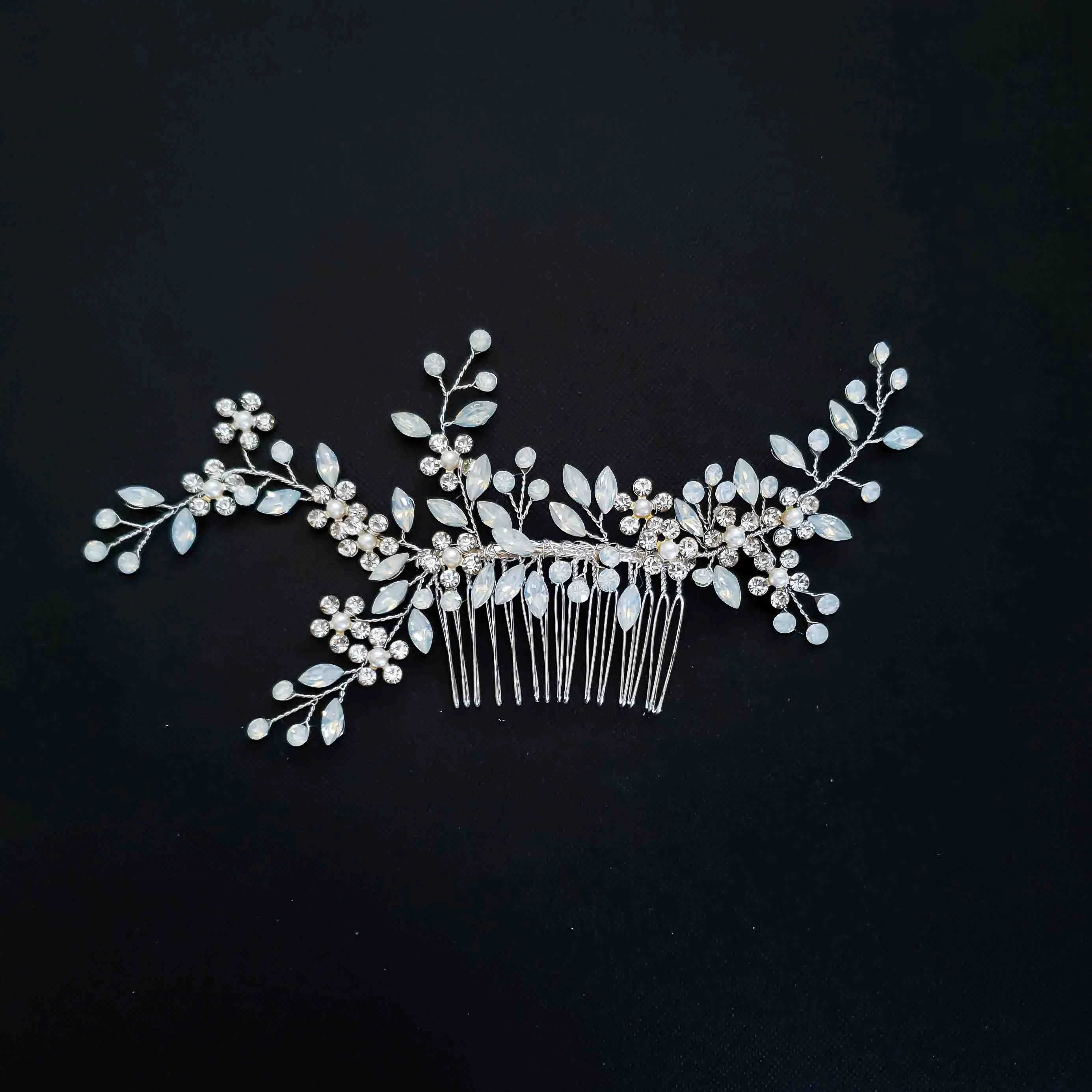 Opal Haircomb for Brides-Liliana