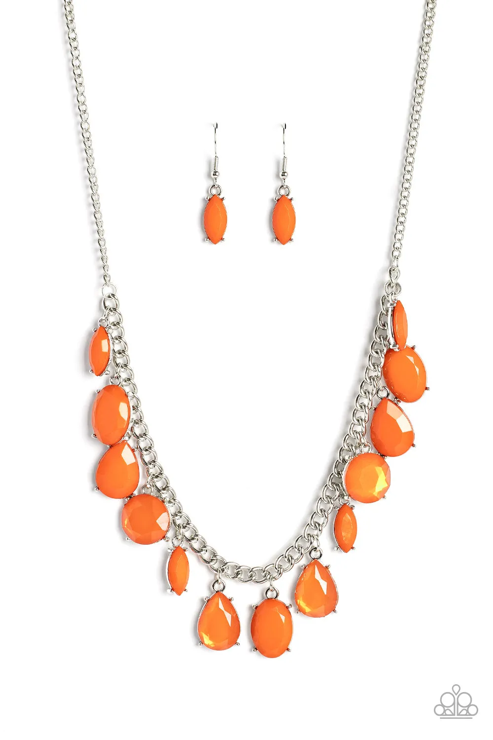 Paparazzi Fairytale Fortuity - Orange Necklace