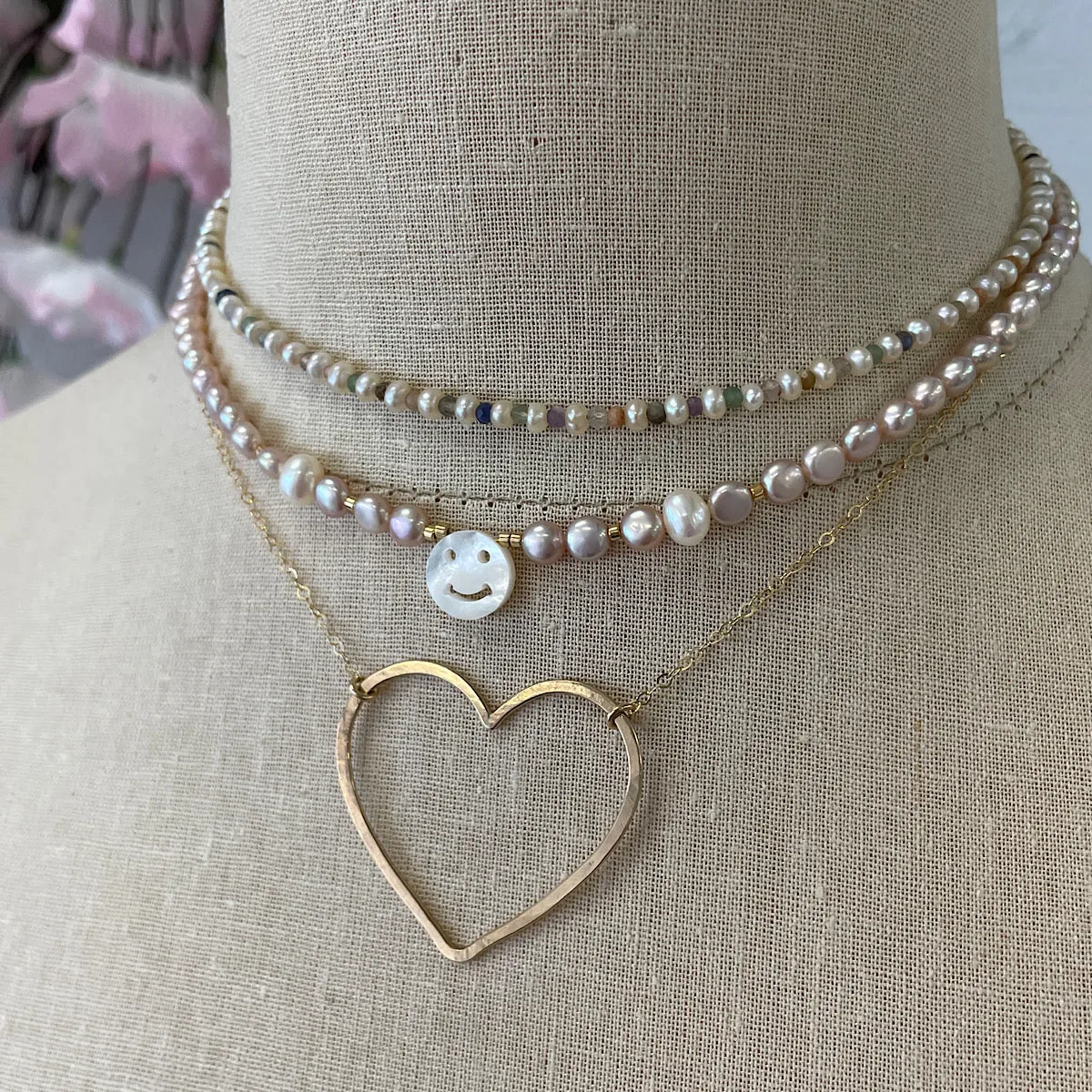 Pearl and Gemstone Choker Necklace