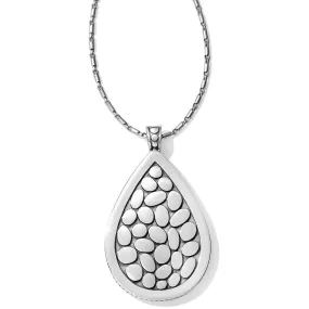 Pebble Teardrop Convertible Reversible Necklace