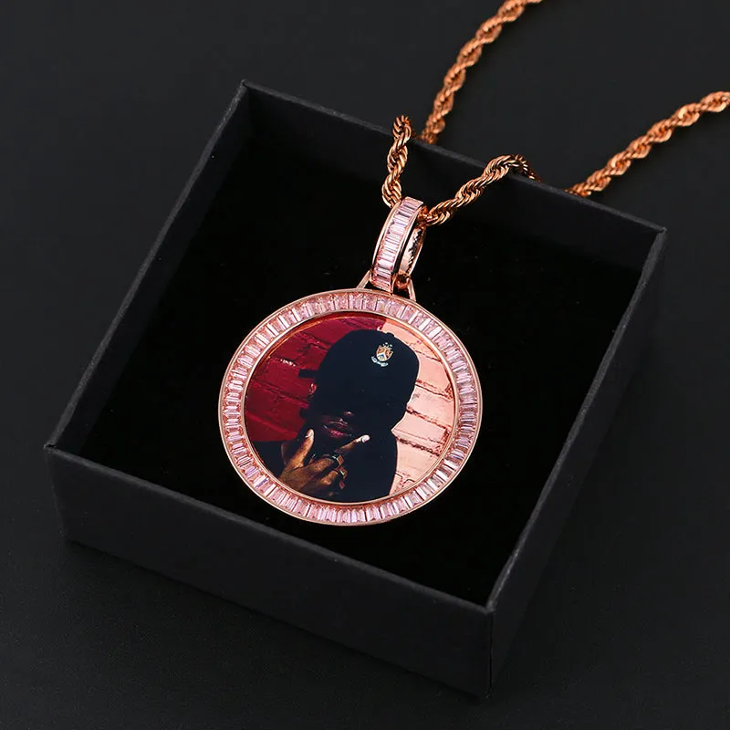 Pendant With Picture-Memory Picture Pendant-Men's Picture Pendant