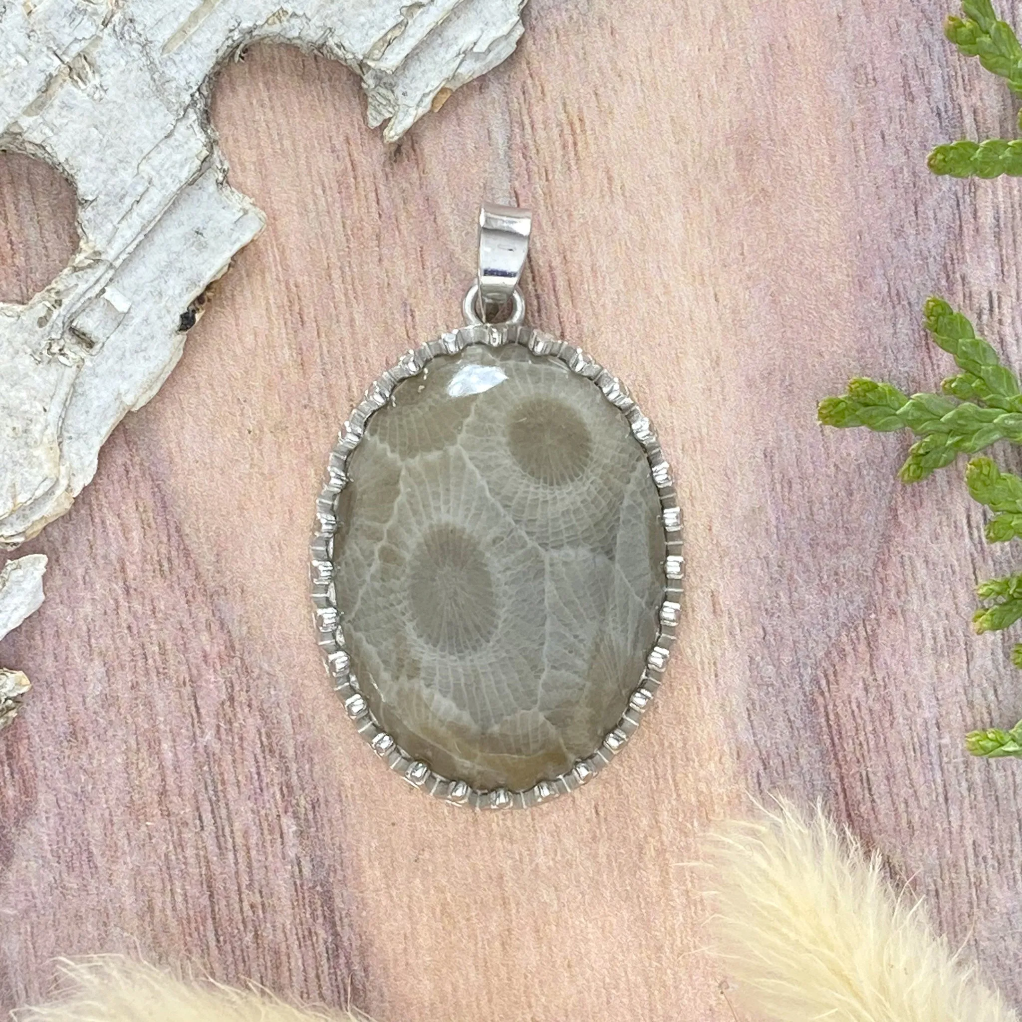 Petoskey Stone Pendant