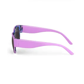 Pinkish Purple Floral Sunglasses