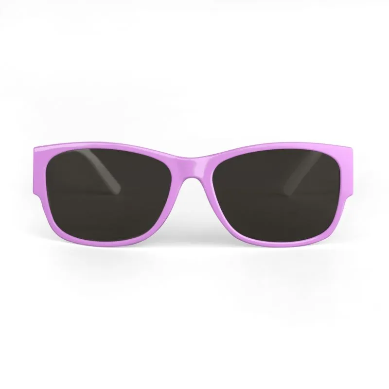 Pinkish Purple Floral Sunglasses