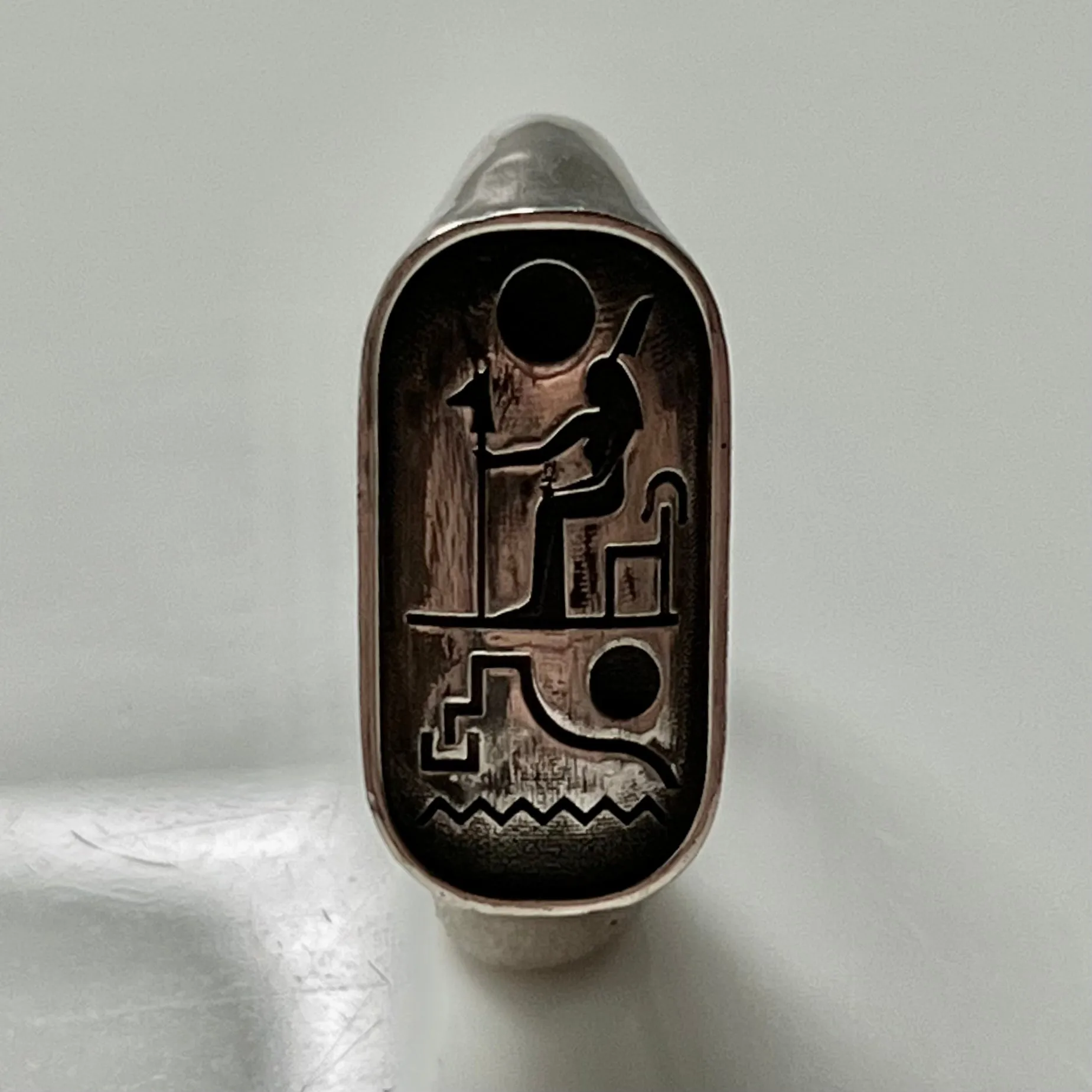 Ramses II Cartouche Ring - Silver