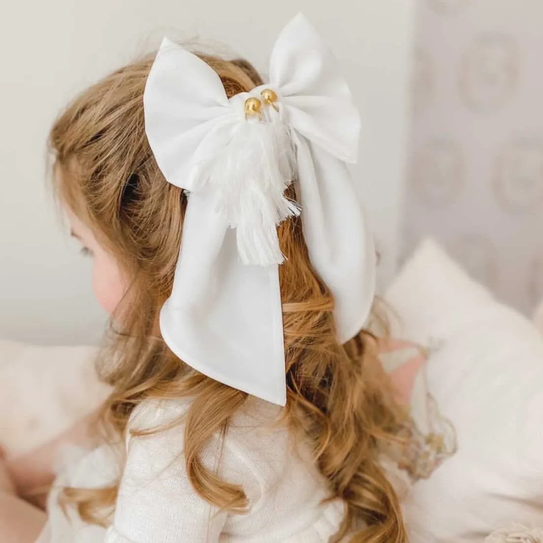 Sienna Tassels Hair Bow