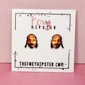 Snoop Dogg Stud Earrings