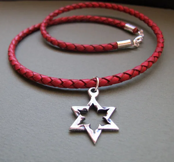 Star of David Pendant Jewish Necklace