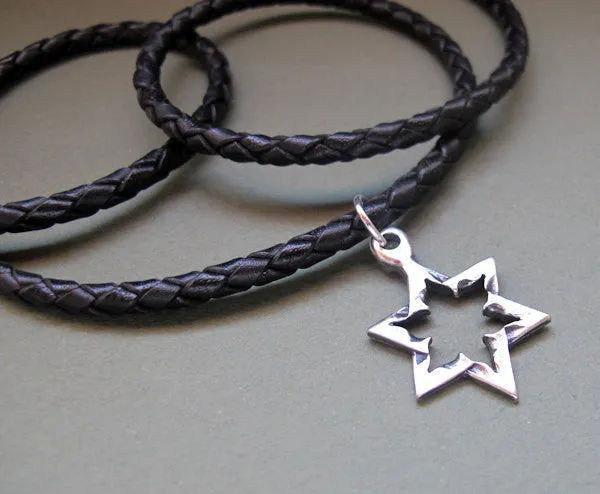 Star of David Pendant Jewish Necklace