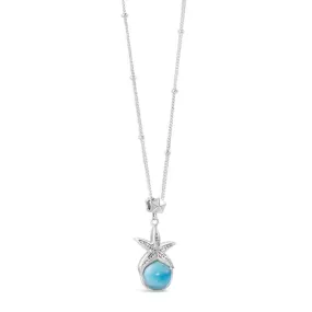 Starfish Larimar Necklace