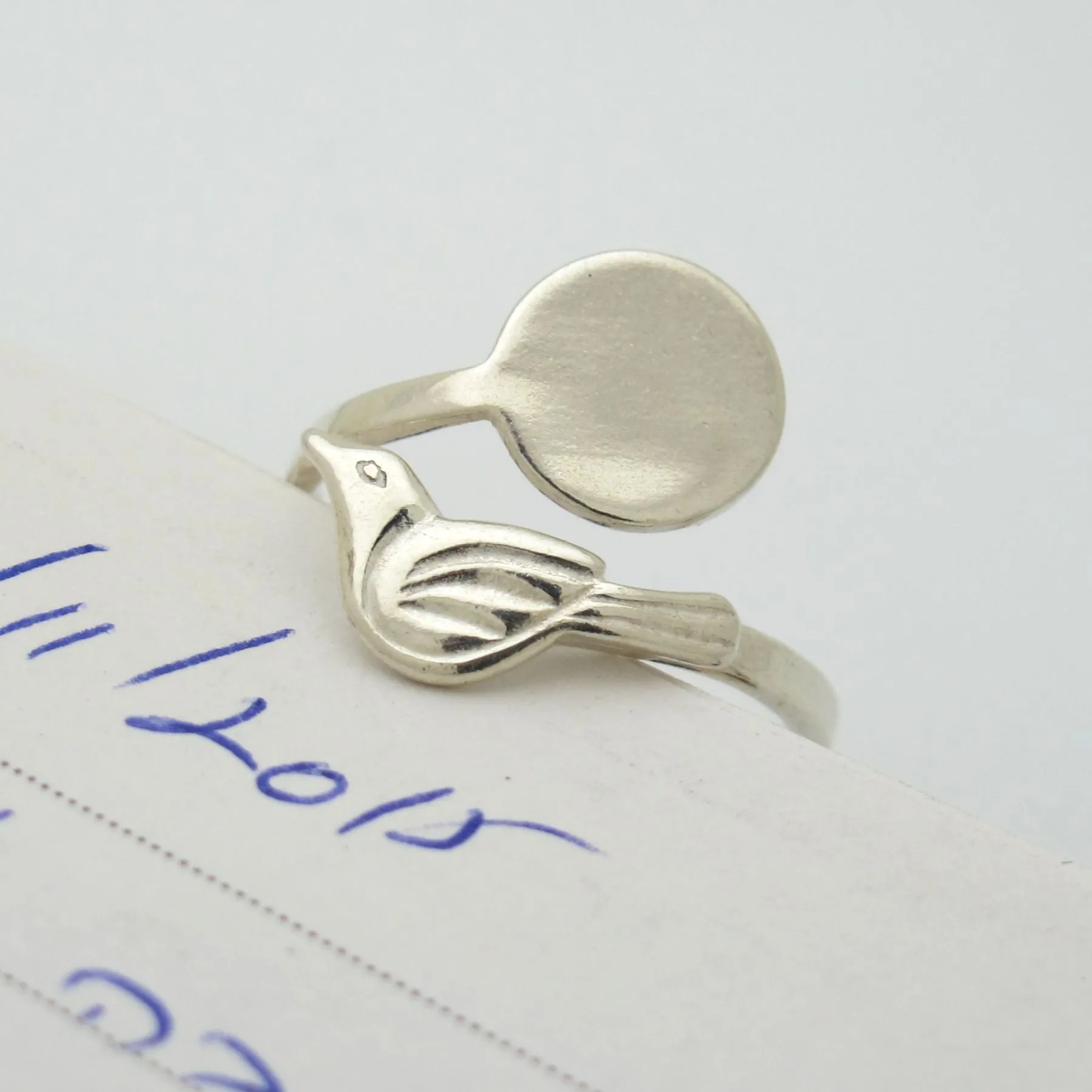 Sterling Silver Dove Ring