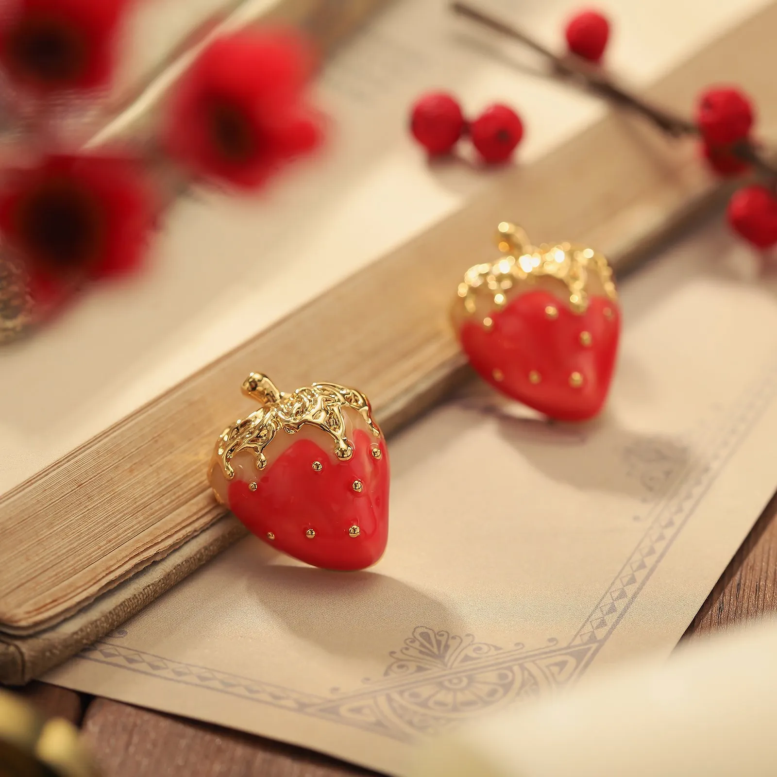 Strawberry Earrings