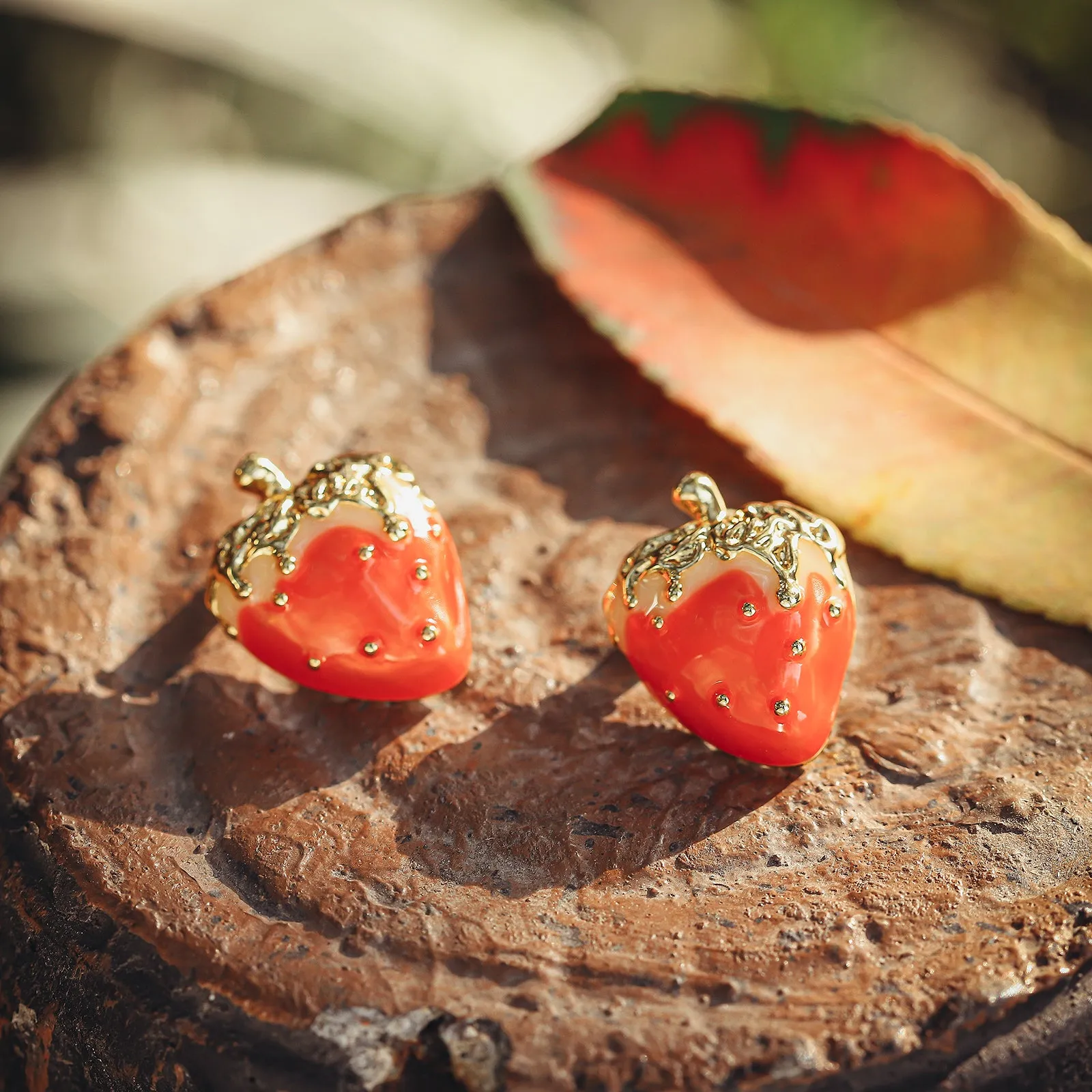 Strawberry Earrings