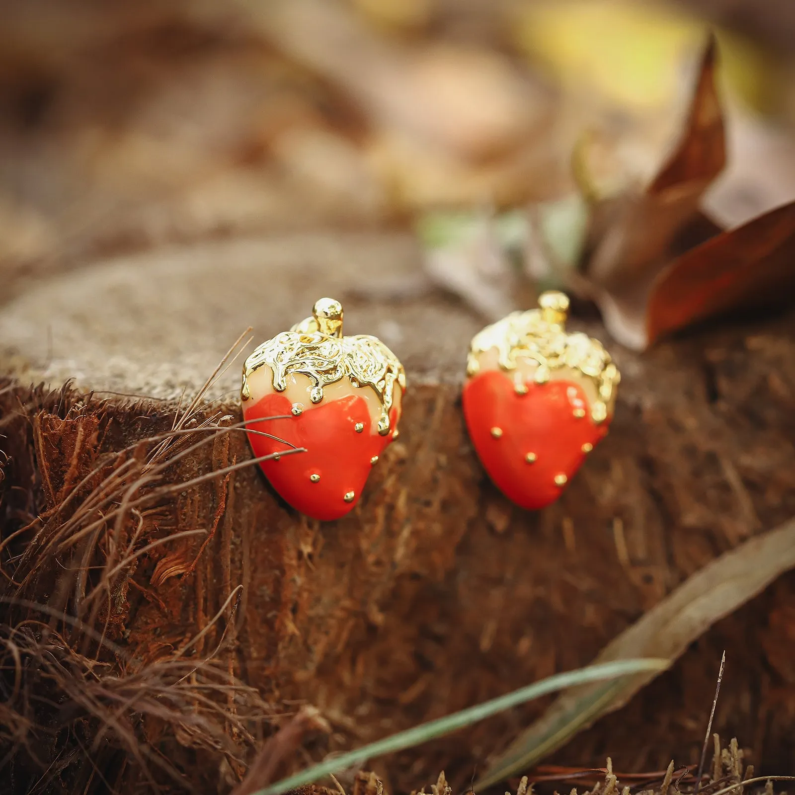 Strawberry Earrings