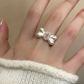 Sweet Bow Open Ring