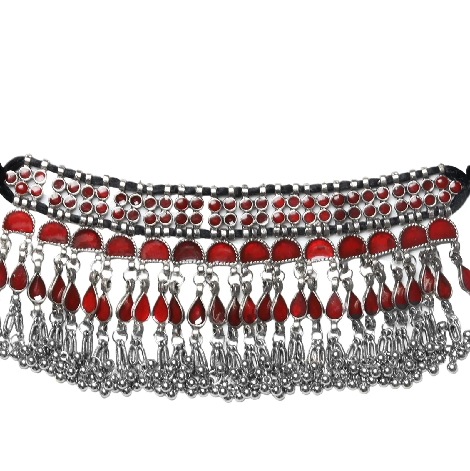 Teejh Zaira Red Choker Necklace