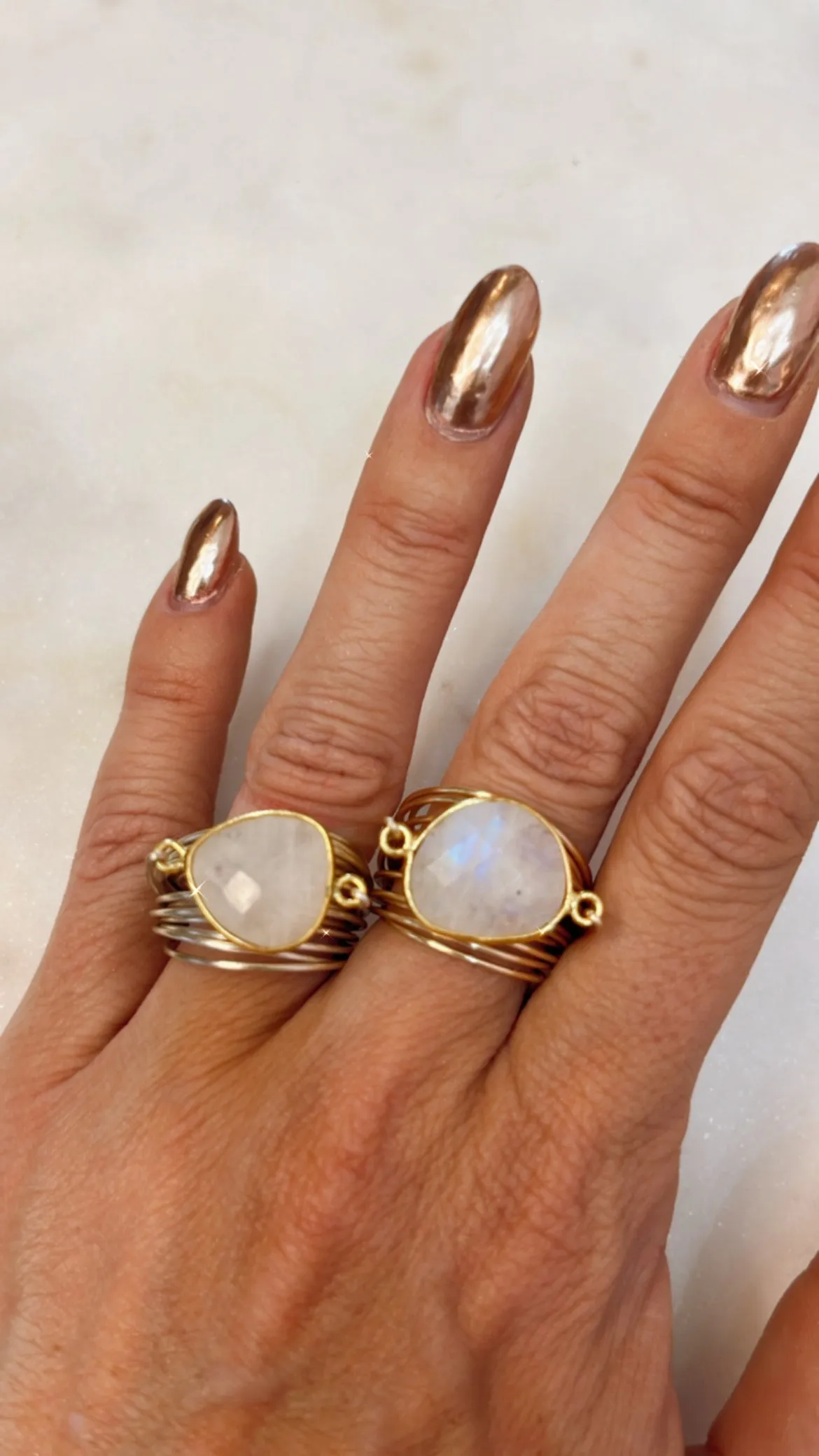 Torrey Ring with Moonstone