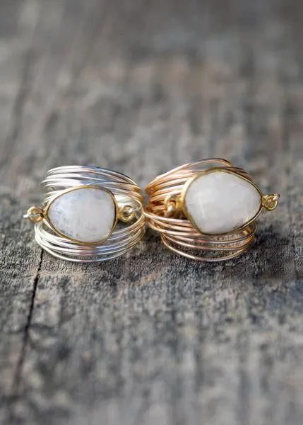 Torrey Ring with Moonstone