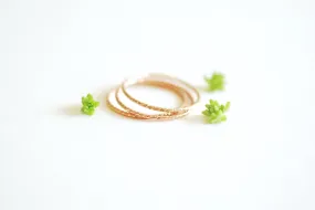 Wholesale Sparkle 14k Rose Gold Filled Stacking Ring - simple everyday 14k rose gold fill thin knuckle midi ring, minimalist ring, dainty ring [3]