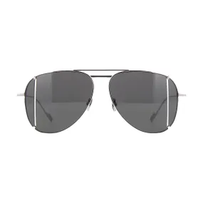 YVES SAINT LAURENT SL 193 T001 CUT TITANIUM SUNGLASSES